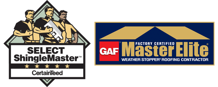 GAF MasterElite and CertainTeed Select ShingleMaster Certified- Roof Top Innovations