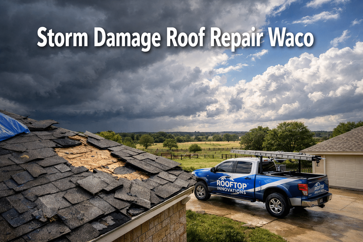 Storm Damage roof repair Waco