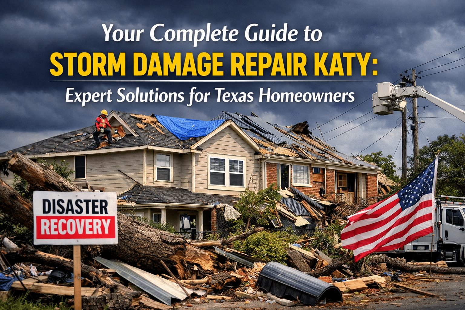 storm damage repair Katy
