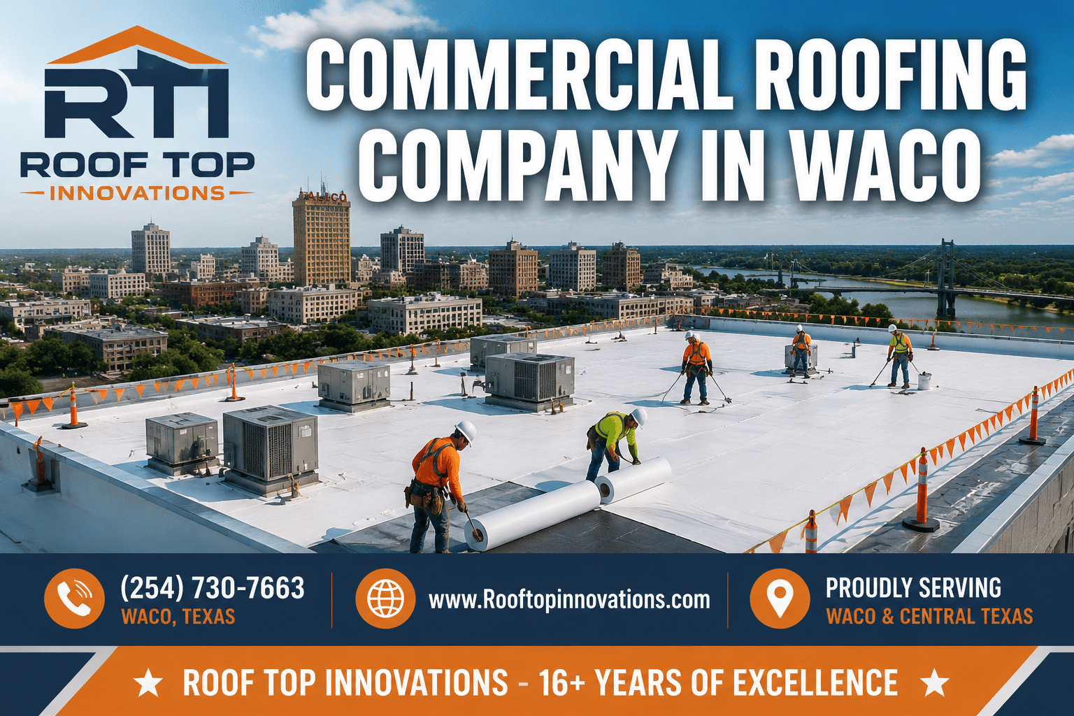 commercial roofing company in Waco
